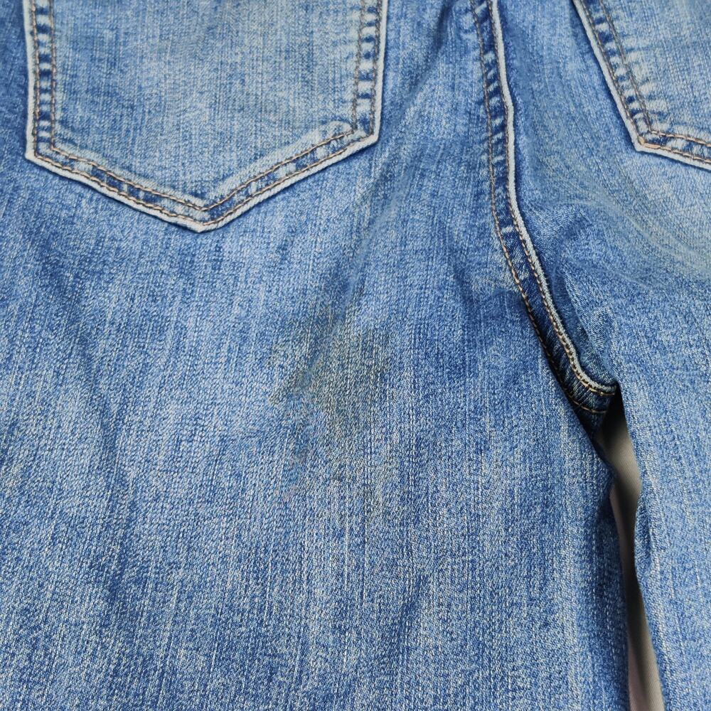 Rewash Wide Leg Jeans Juniors 3/26 Blue Medium Wash High Rise Distressed 26x29.5 - Picture 10 of 11